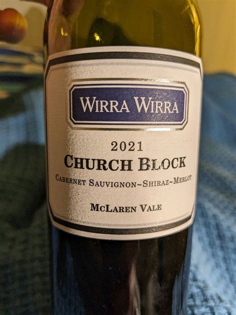 2021 Wirra Wirra Church Block Cabernet Sauvignon Shiraz Merlot