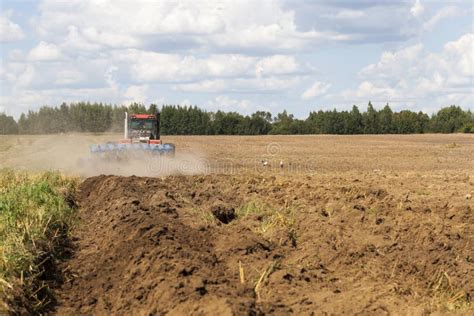 Plow For Digging Potatoes Harvesting, Seasonal Work, Fresh Vegetables ...