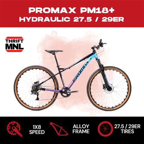 Thrift Mnl Promax Pm18 Hydraulic Alloy Tri Colors 1x9 275 29er