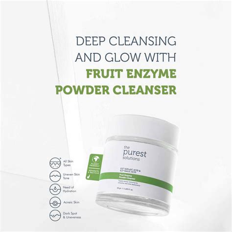 The Purest Solutions Fruit Enzyme Powder Cleanser Gm Trucare Pharmacy