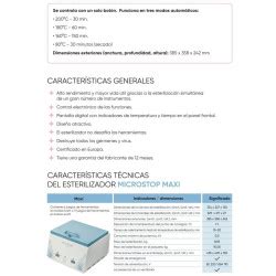 Esterilizador De Calor Seco Horno Microstop Maxi Bolsas