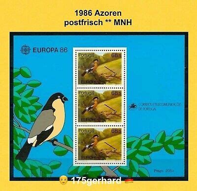 Portugal Azoren Cept Block Mi Nr Postfrisch Mnh