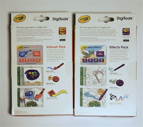 Crayola Digitools Airbrush And Effects Packs Ebay