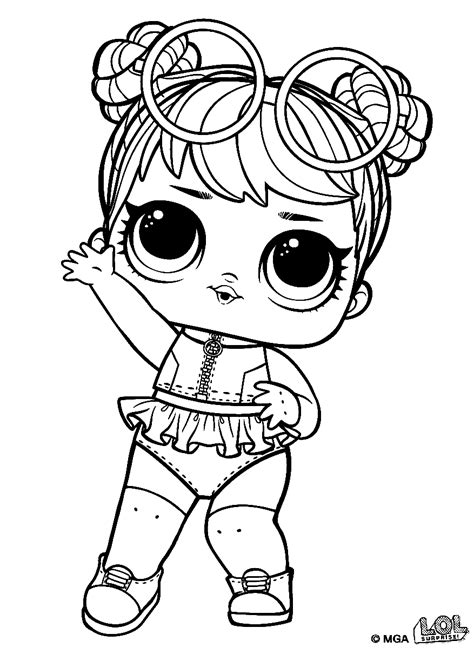 Lol Surprise Doll Free Coloring Page Free Printable Coloring Pages