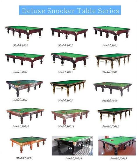 Different Types Of Pool Tables Atelier Yuwa Ciao Jp