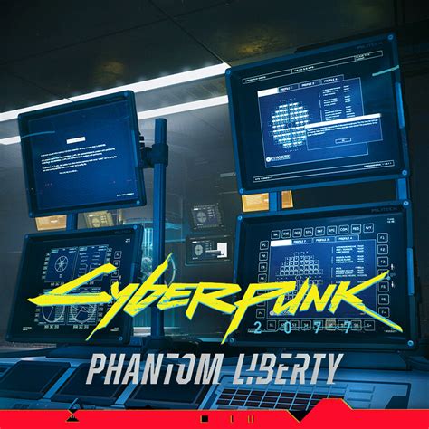 Artstation Cyberpunk 2077 Phantom Liberty Retro Militech Monitors