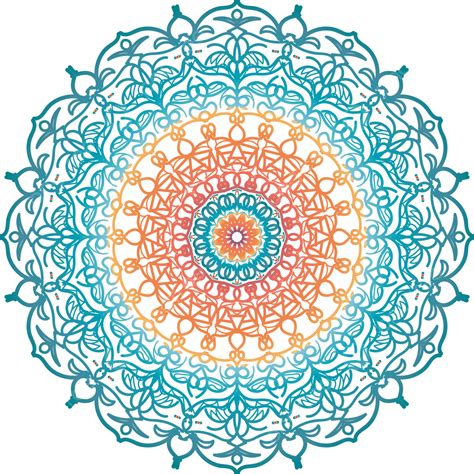 Chakra Mandala Vector Png Images Mandala Chakra Flowers Mandala