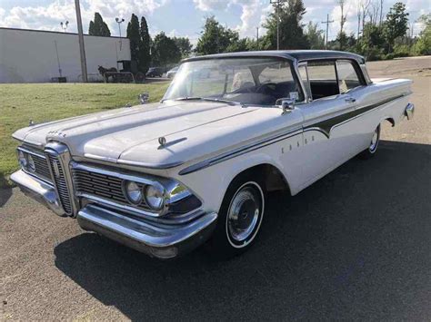 1959 Edsel Ranger Sedan White Rwd Automatic 2 Door Hardtop Classic