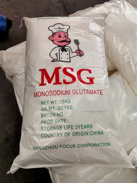 Monosodium Glutamate Msg 99 Meihua Msg Meihua Msg And Meihua