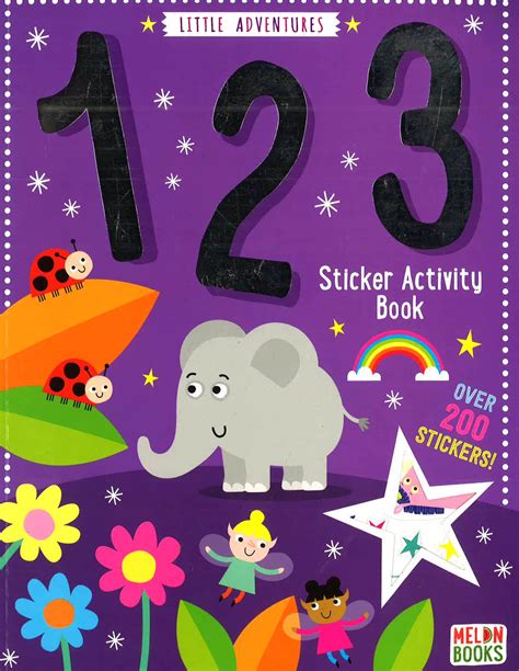 Little Adventures 123 Sticker Activity Book Bookxcess