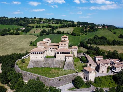 The Medieval Castle of Torrechiara Stock Image - Image of castello, castle: 188210097