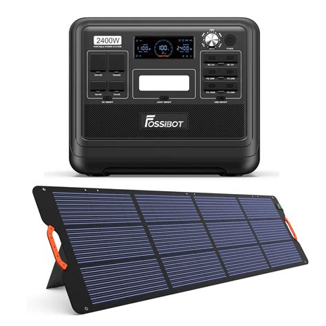 Fossibot F2400 Portable Power Station 2048Wh 51 2V Safe LiFePO4 Solar