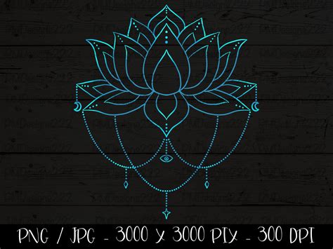 Blue Lotus Flower Png Minimalist Lotus Png Lotus Png Lotus - Etsy