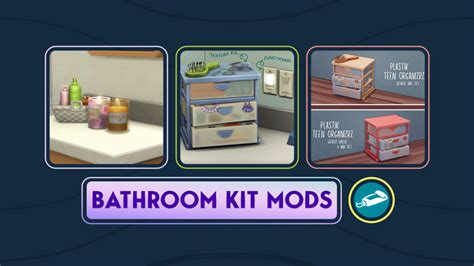 Improve the quality of Sims 4 Bathroom Clutter Kit with these Mods!