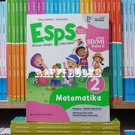 Jual Buku Esps Matematika Kelas 2 Sd Kurikulum Merdeka Erlangga Original Shopee Indonesia