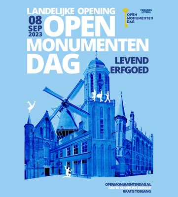 Bezoek Gratis Een Monument Open Monumentendag 2023