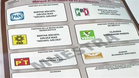 Boleta Electoral Cómo Marcarla Para Que Mi Voto Sea Válido Telediario México