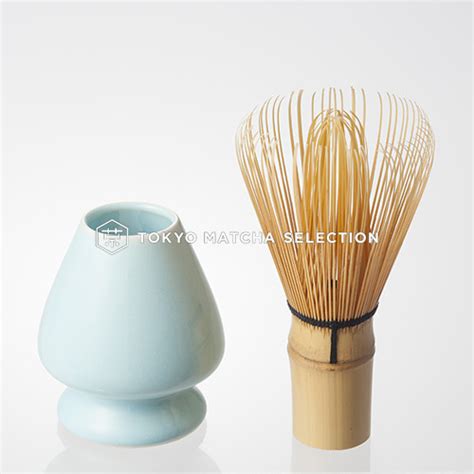 Value Chasen Set Matcha Bamboo Whisk 80 And Whisk Stand 2 Color