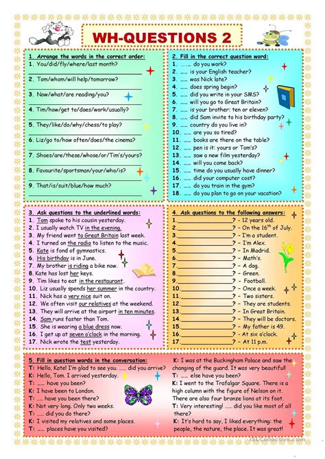 Wh Questions Worksheet Free Esl Printable Worksheets Made By Teachers 2b3