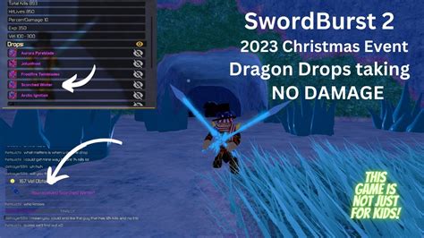 Swordburst 2 2023 Christmas Event How To Get Dragon Drops Taking No