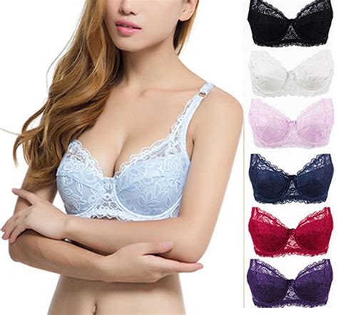 9 Colors Women Fashion Sexy Lace Bra Deep V Push Up Brassiere Shaping