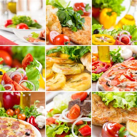 Fast Food Collage stock photo. Image of background, lunch - 20086394