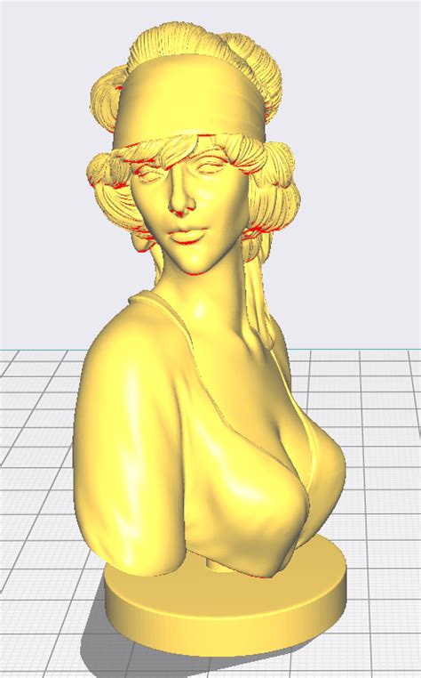 Sexy Lady Bust by Onur Yıldırım Download free STL model Printables