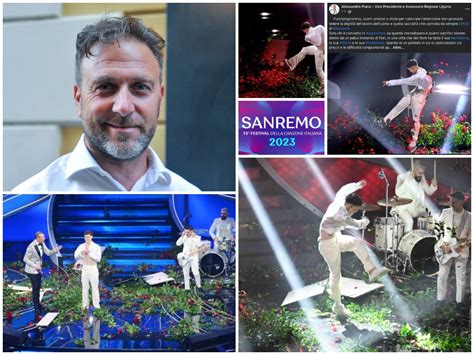 Sanremo Blanco Distrugge I Fiori Sul Palco La Condanna Del