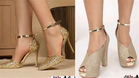 ZAPATILLAS Para FIESTAS Elegantes En Color DORADAS YouTube