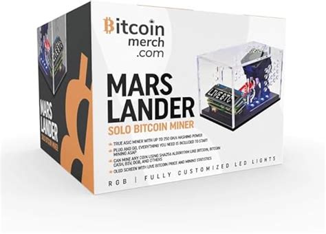 Bitcoin Merch Mars Lander V2 Solo Bitcoin Miner With Compac A1 Up To 350ghs