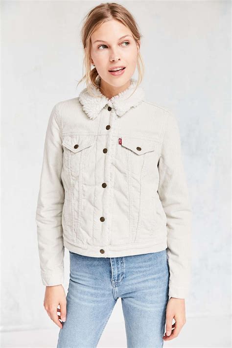 Levi’s Sherpa Lined Corduroy Trucker Jacket Trucker Jacket Levi’s Levi