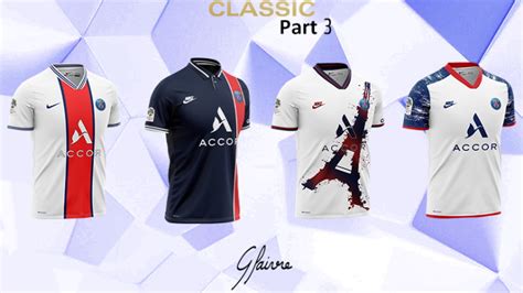 Club 20 maillots du PSG revisités par un designer CulturePSG