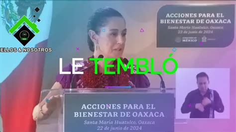 Sismo En Oaxaca Mientras Sheinbaum Daba Discurso YouTube