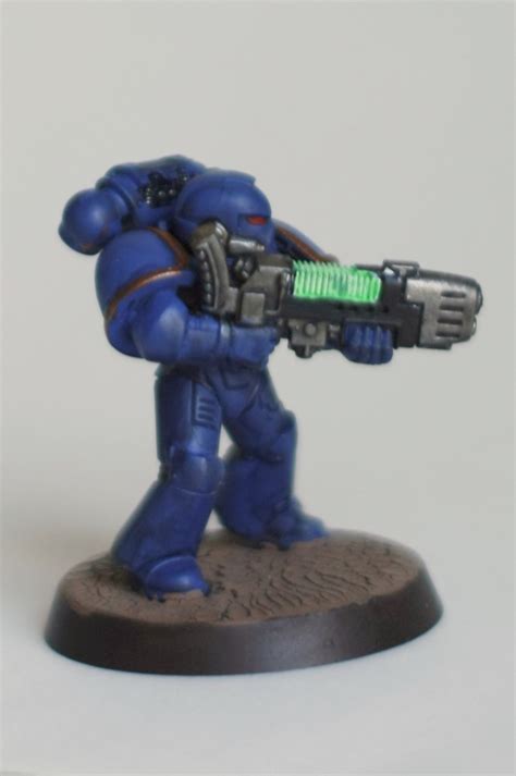 Space Marine With Plasma Gun