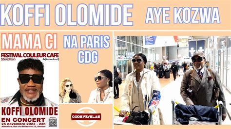 Koffi Olomide Aye Ko Zwa Mama Ci Na Paris Cdg Mwinda Epeli Direction