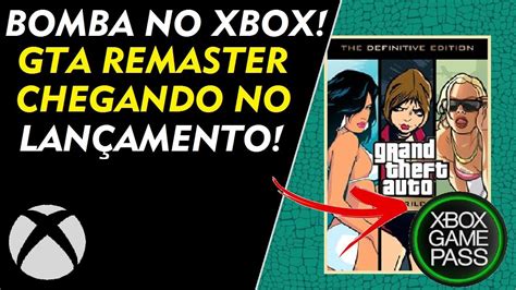 INACREDITÁVEL Novo GTA REMASTERIZADO Chega no LANÇAMENTO ao XBOX GAME