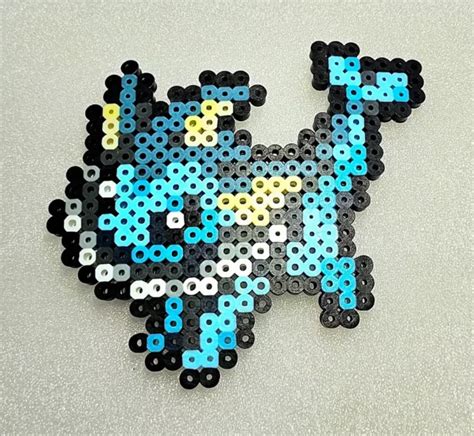 VAPOREON POKÉMON PIXEL Art Perler Kunst Magnet EUR 10 00 PicClick DE