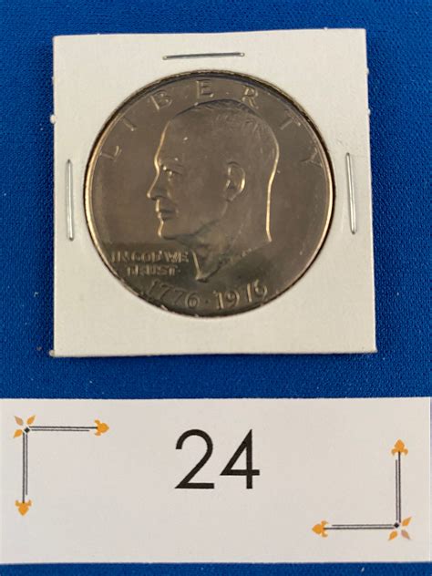 P Bicentennial Eisenhower Dollar Bu Etsy