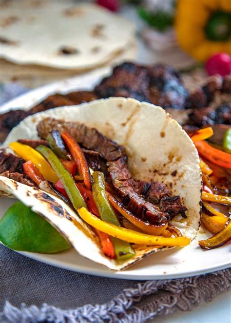 Grilled Steak Fajitas Kevin Is Cooking