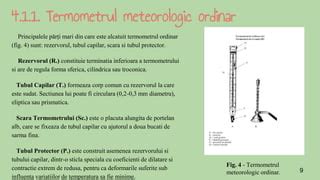 Instrumente utilizate în determinarea temperaturii aerului și solului