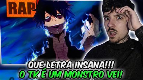 OQ FOI ISSO REAGINDO Ao Rap Do Dabi Boku No Hero Queime De