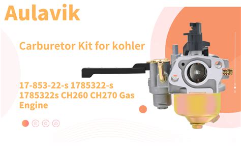 Amazon Aulavik Carburetor Kit For Kohler 17 853 22 S 1785322 S