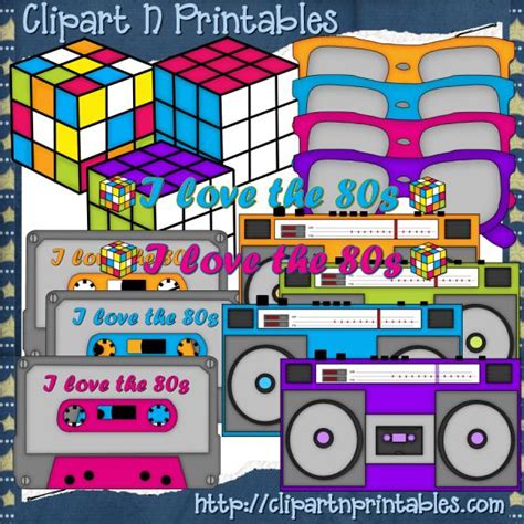 80s Clipart Relive The Iconic Decade Of Music Fashion And Pop Culture