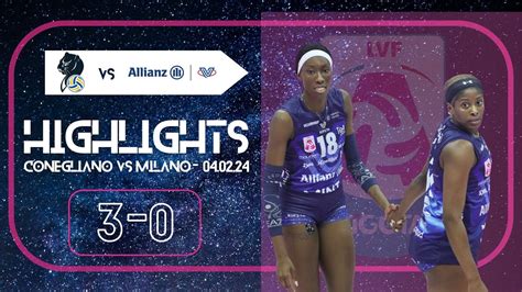 Highlights Prosecco Doc Imoco Conegliano Allianz Vero Volley Milano