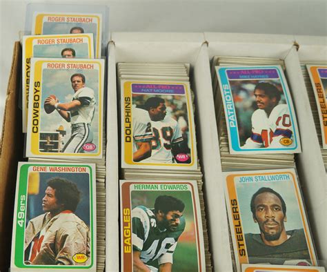 Lot Detail Vintage 1978 Topps Football Card Collection