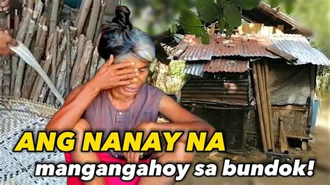 Ang Nanay Na Mangangahoy Sa Bundok Pinuntahan Ng Pb Team Davao Youtube