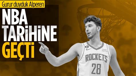 Alperen Şengün NBA tarihine geçti