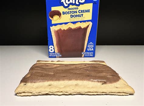 Review Kelloggs Frosted Boston Creme Donut Pop Tart Junk Banter