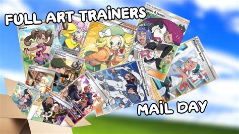 POKEMON FULL ART TRAINERS MAIL DAY YouTube