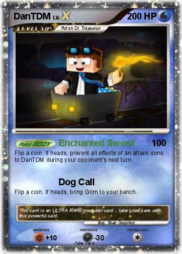 Pokémon Dantdm 367 367 Enchanted Sword My Pokemon Card